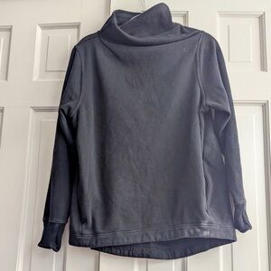 Athleta Charcoal Cowl Neck Sweater